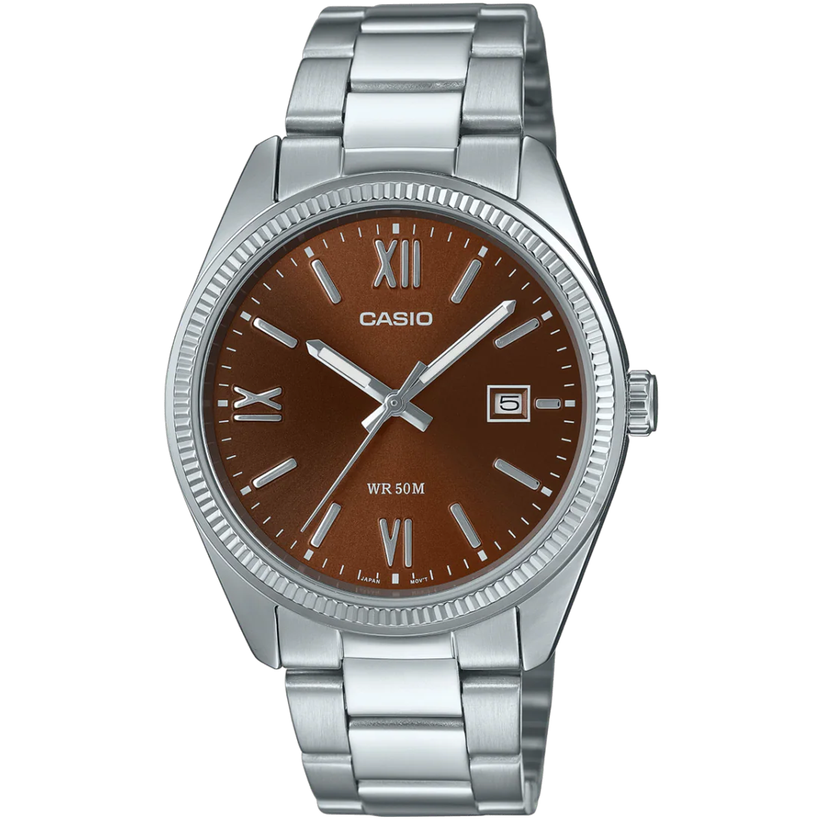 MTP-1302DD-RELOJ CASIO P/M ACERO CALENDARIO HOMBRE-5AVDF