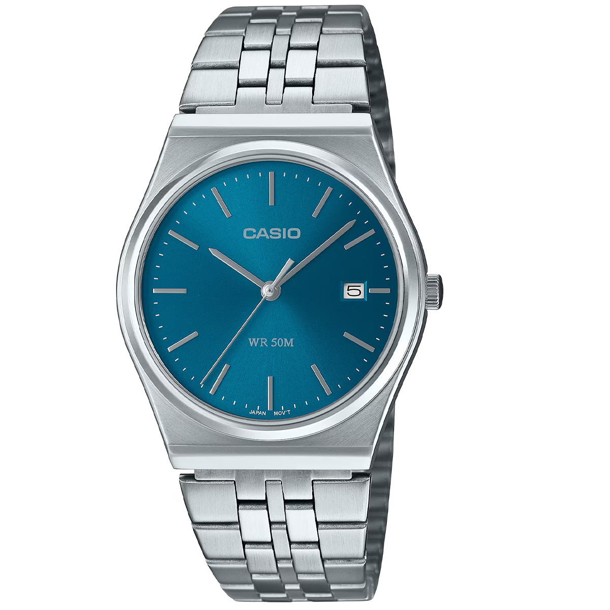 MTP-B145D-RELOJ CASIO P/M ACERO CALENDARIO HOMBRE-2A2VDF