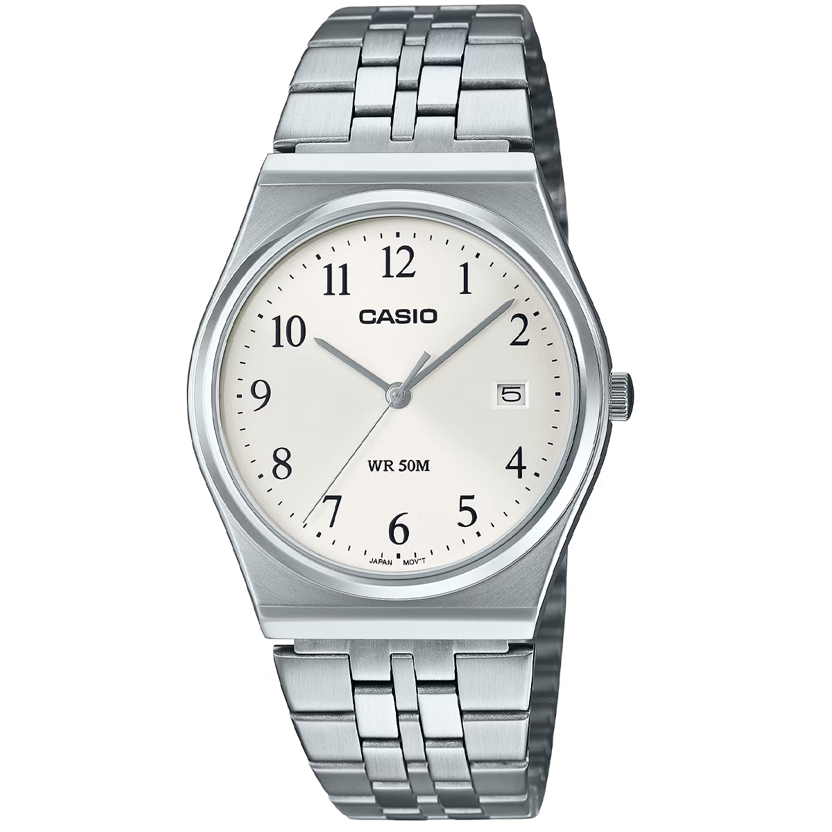 MTP-B145D-RELOJ CASIO P/M ACERO CALENDARIO HOMBRE-7BVDF