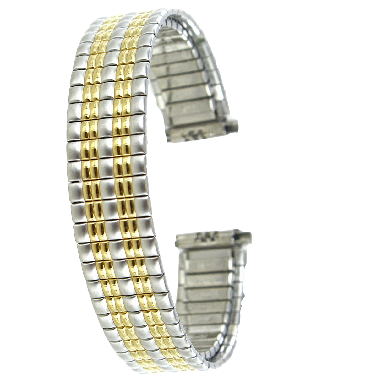 11092SG.18-PULSO METAL ACERO RESORTE BICOLOR # 18