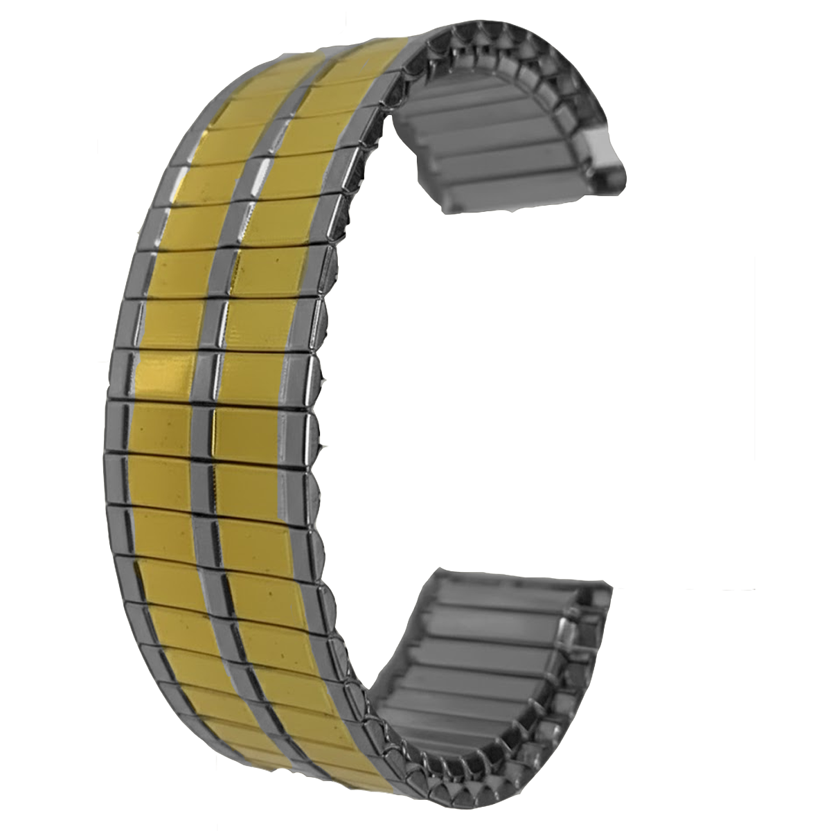 11094SG.18-PULSO METAL ACERO RESORTE BICOLOR # 18