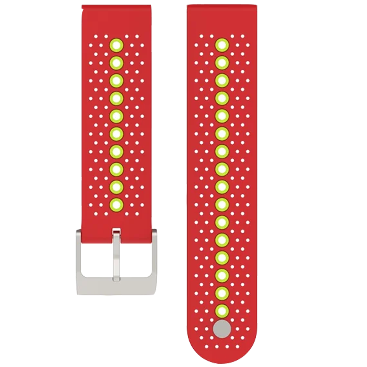 20DSK.20.0621-PULSO SILICONA PARA SMARTWATCH ROJO CON VERDE LIMON #20