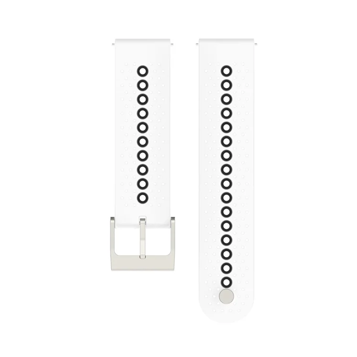 20DSK.20.2201-PULSO SILICONA PARA SMARTWATCH BLANCO CON NEGRO #20