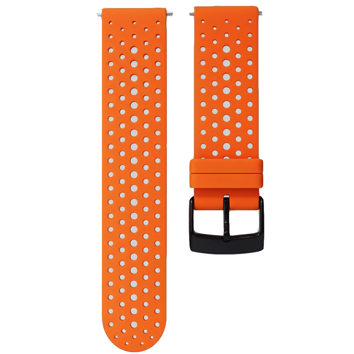 24TBK.24.19D-PULSO SILICONA PARA SMARTWATCH  NARANJA FUERTE  #24