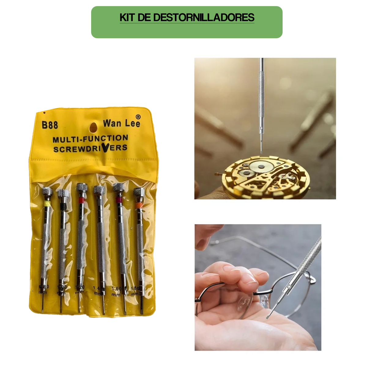 B88-KIT DE DESTORNILLADORES