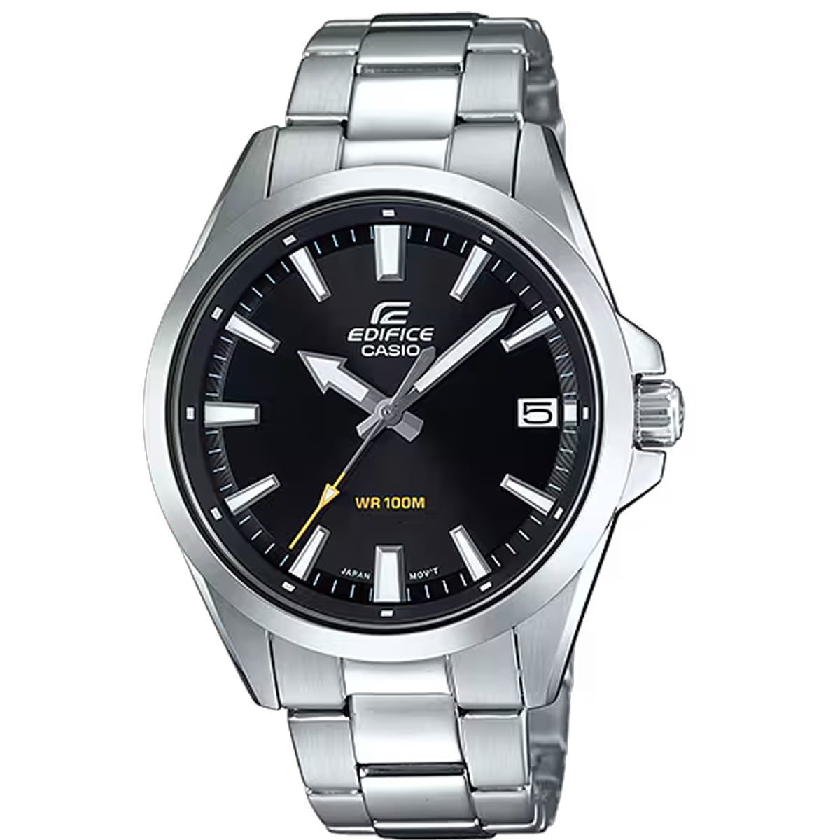 EF-V100D-RELOJ CASIO EDIFICE ACERO CON CALENDARIO-1AVUDF