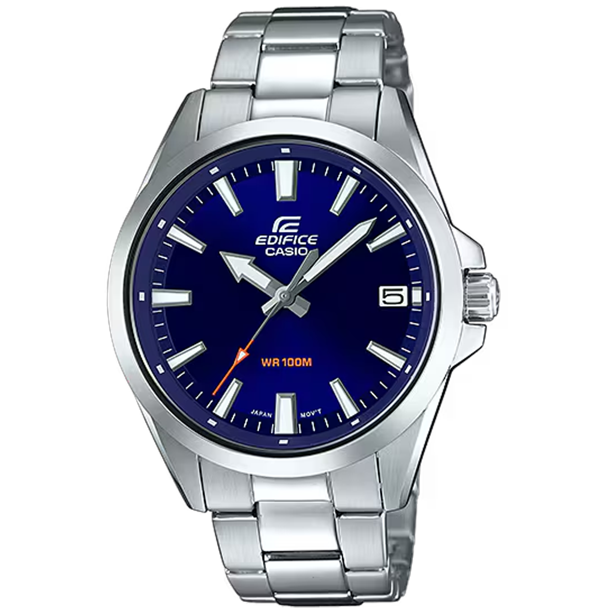 EF-V100D-RELOJ CASIO EDIFICE ACERO CON CALENDARIO-2AVUDF