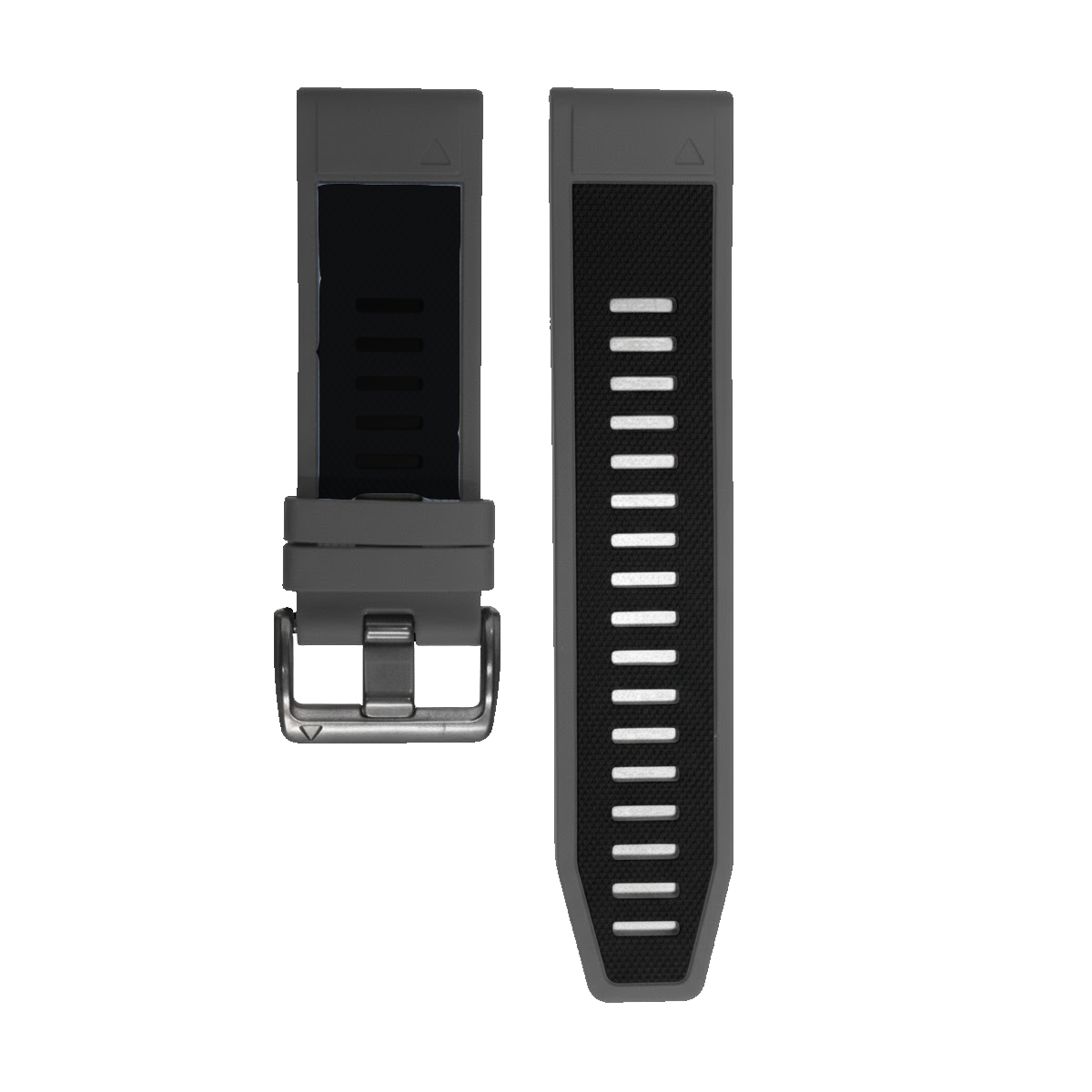 FGFBK.22.0701-PULSO SILICONA GM. GRIS CON NEGRO  # 22