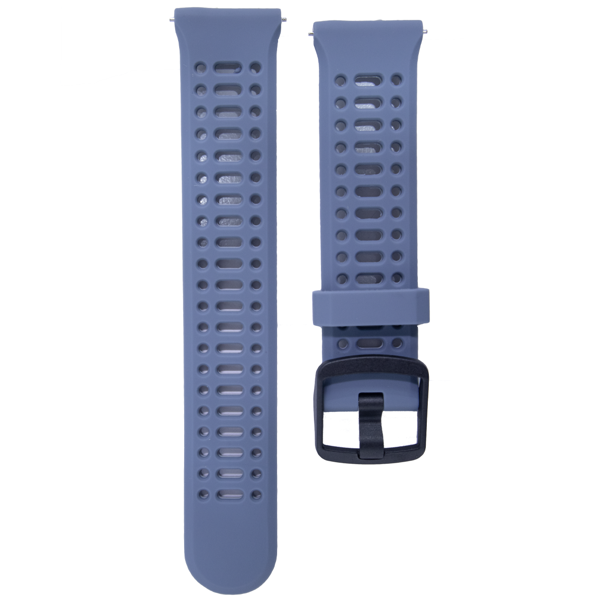 GC22BK.22.16G07-PULSO SIICONA PARA SMATWATCH AZUL GRIS CON GRIS #22