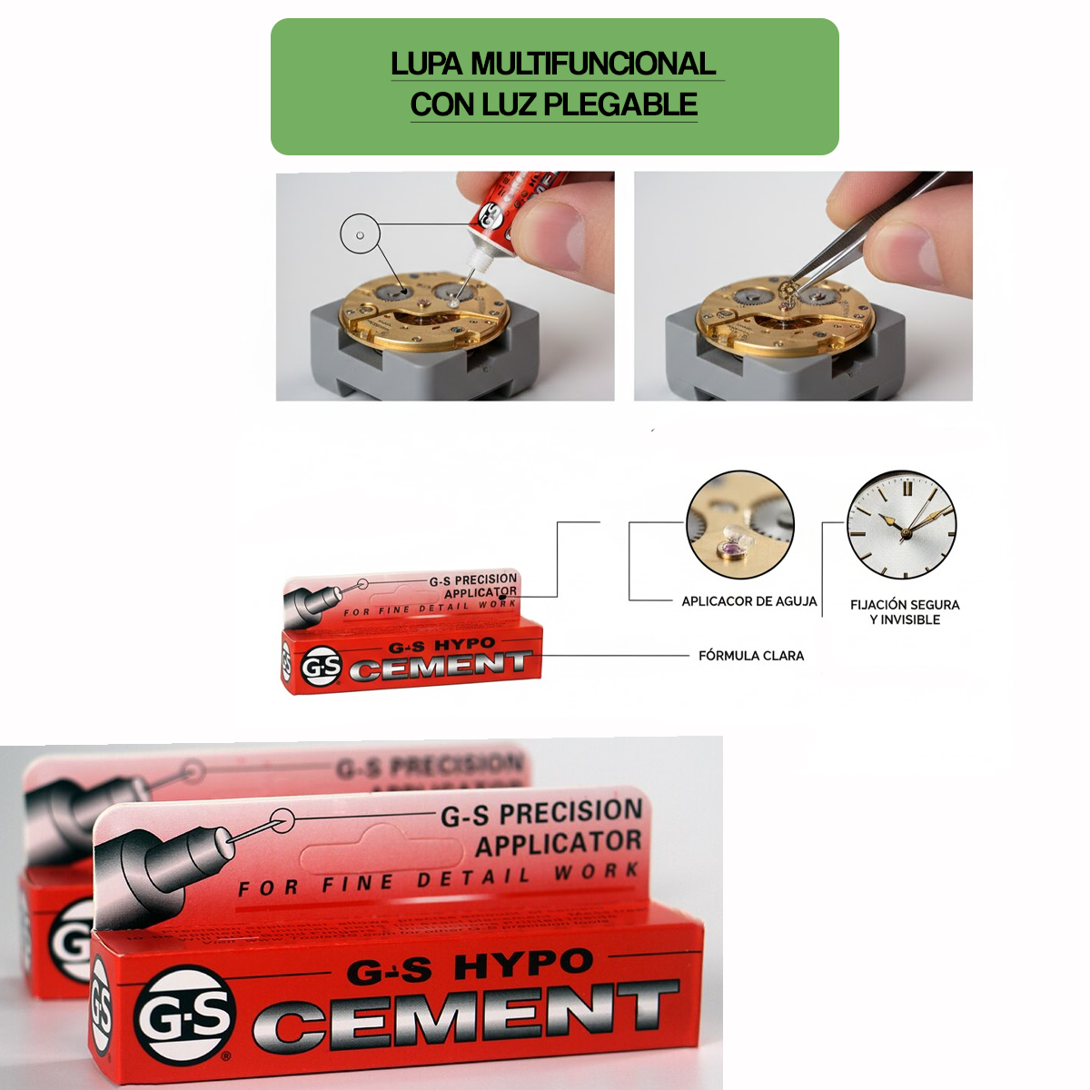 GSP1-PEGA PARA CRISTALES DE RELOJ