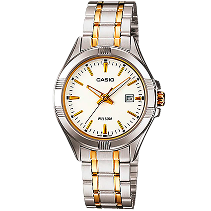 LTP-1308SG-RELOJ CASIO P/M BICOLORCALENDARIO 50M-7AVD