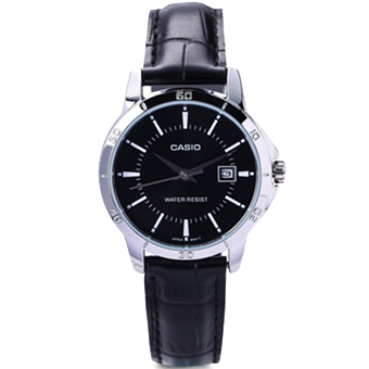 LTP-V004L-RELOJ CASIO P/CUERO CALENDARIO-1AUDF
