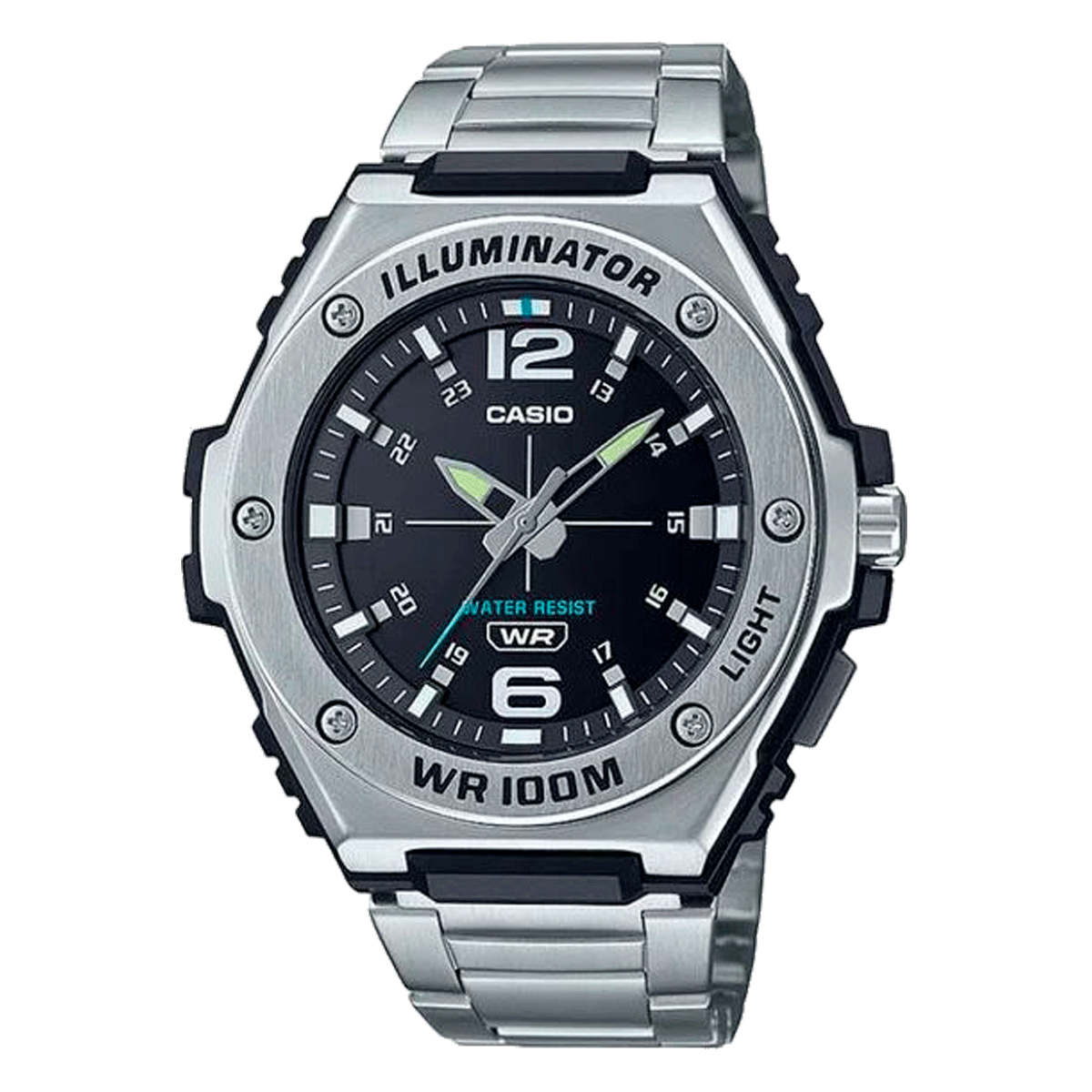 MWA-100HD-RELOJ CASIO P/M ILLUMINATOR 100METROS-1AVDF