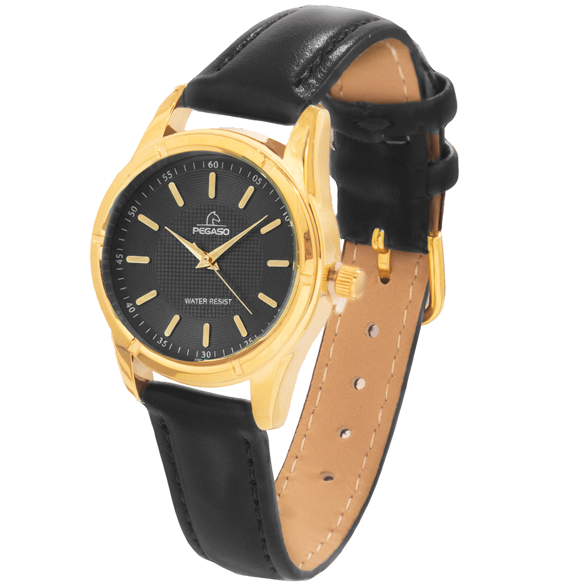 P6492G-RELOJ PEGASO CUERO DAMA CAJA DORADA-L010101A
