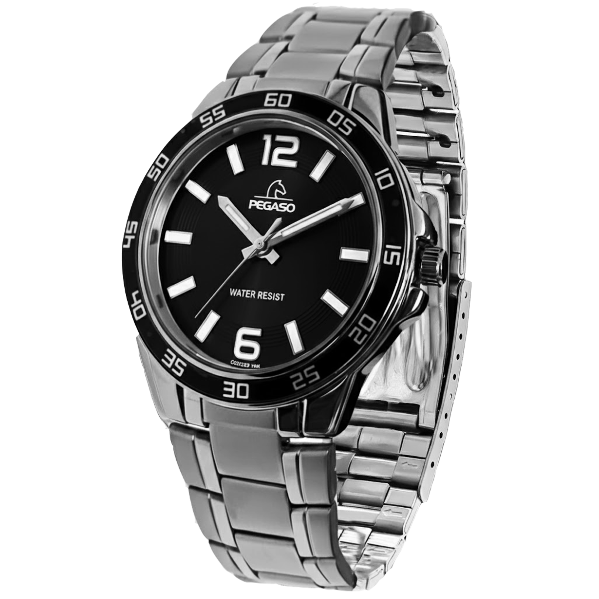 P6552S-RELOJ PEGASO P/M ACERO HOMBRE-0701BK01A