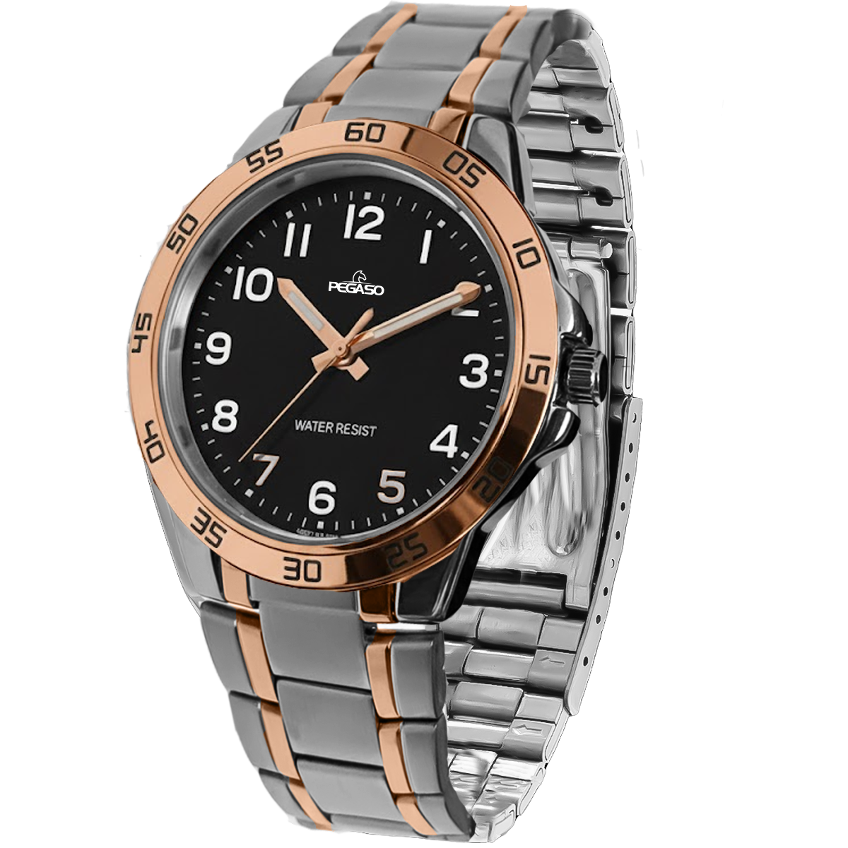 P6552SRG-RELOJ PEGASO P/M BICOLOR HOMBRE-0701RG04A