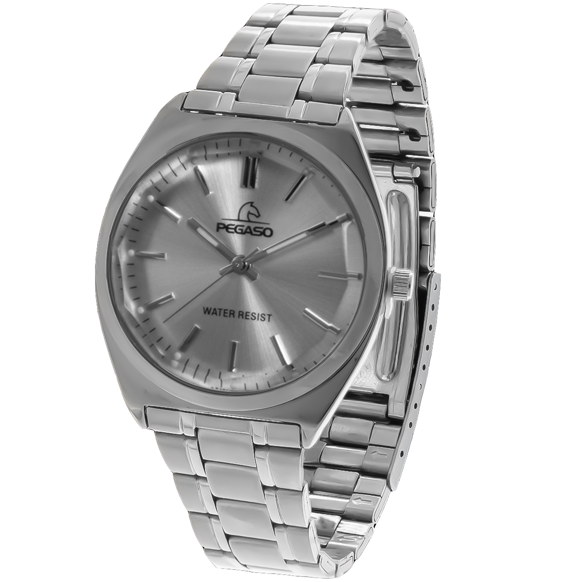 P6673S-RELOJ PEGASO P/M METAL PLATEADO HOMBRE-070701A