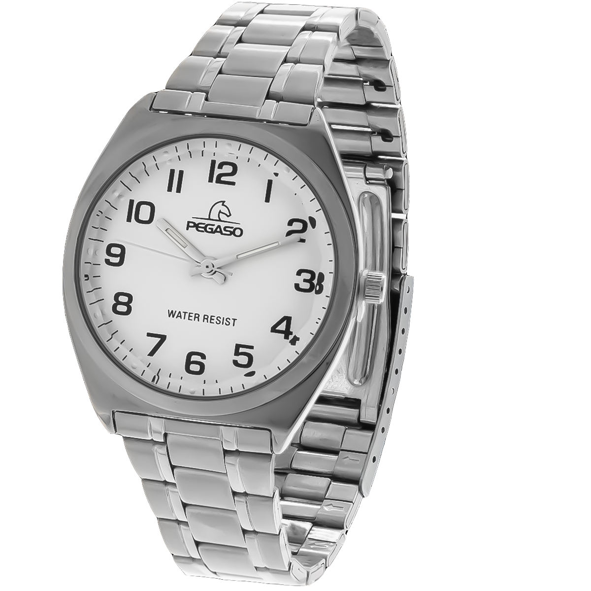 P6673S-RELOJ PEGASO P/M METAL PLATEADO HOMBRE-072204A