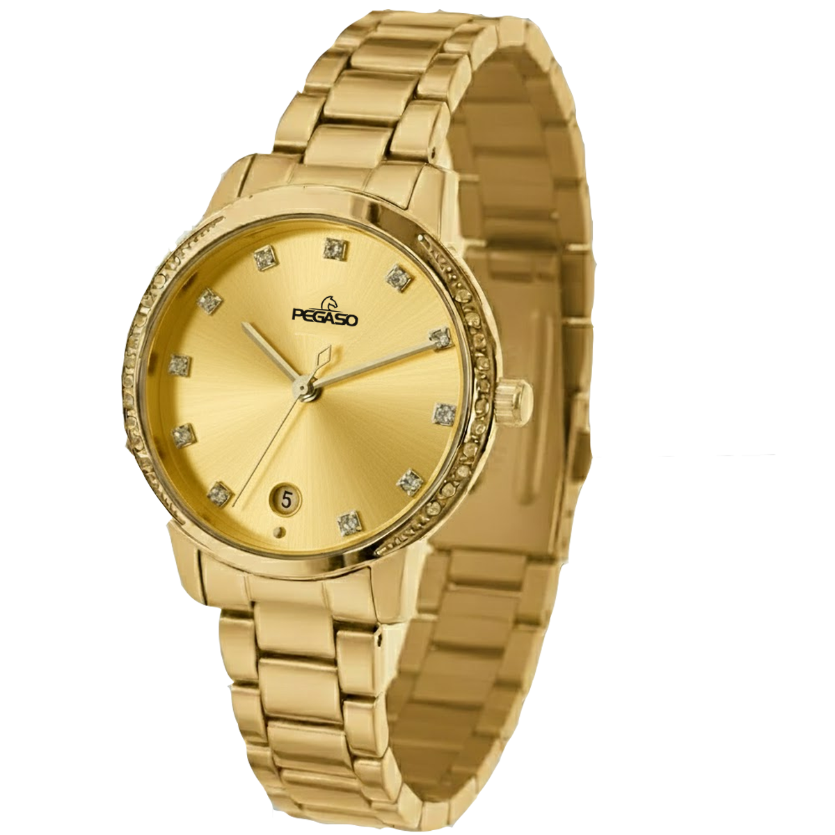 P6694G-RELOJ PEGASO P/M DORADO CALENDARIO DAMA-181801B