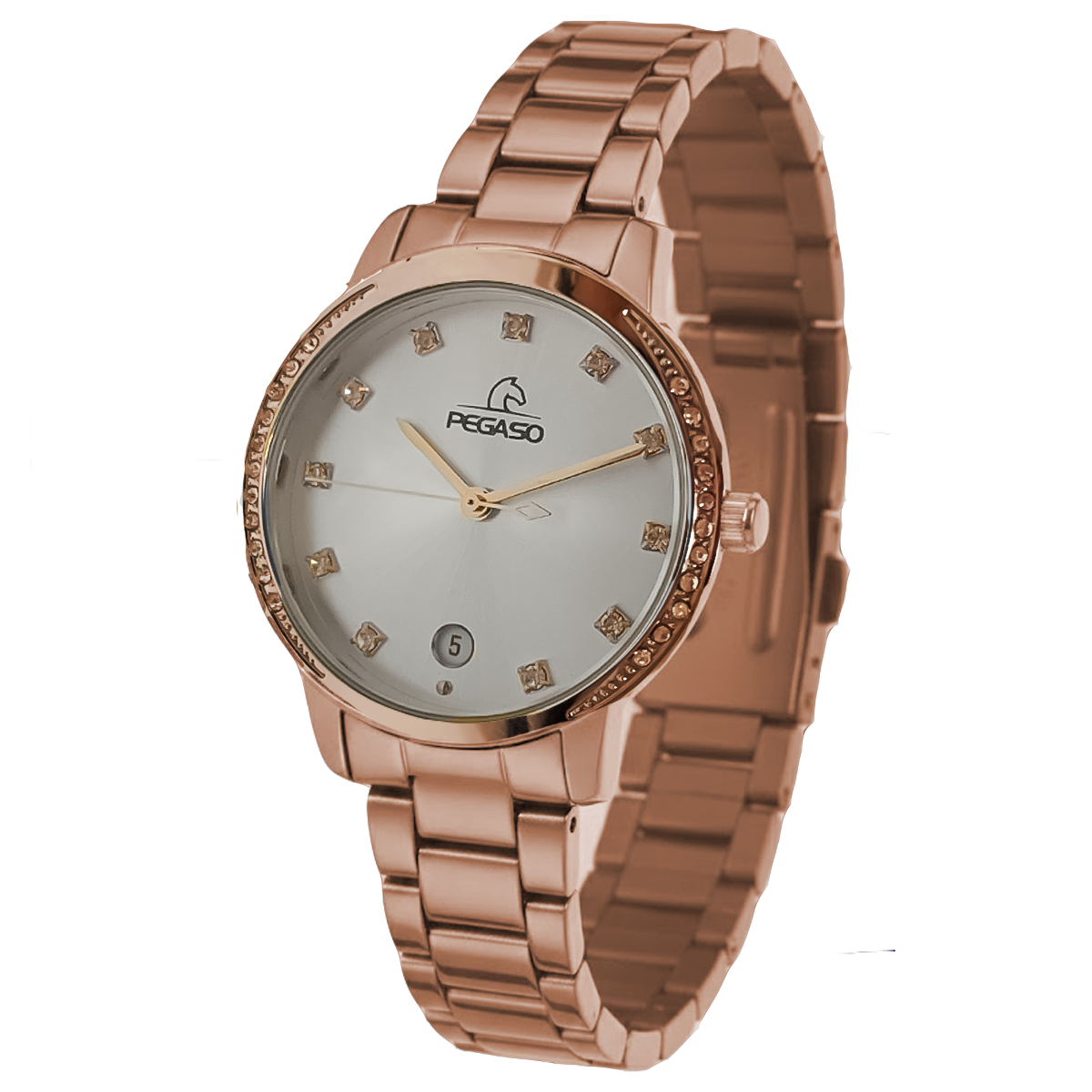 P6694RG-RELOJ PEGASO P/M ORO ROSA CALENDARIO DAMA-170701B