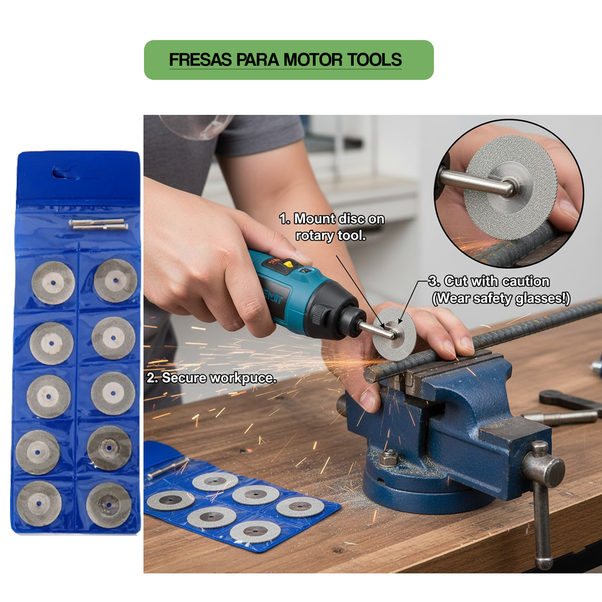 PM709-FRESAS PARA MOTOR TOOLS