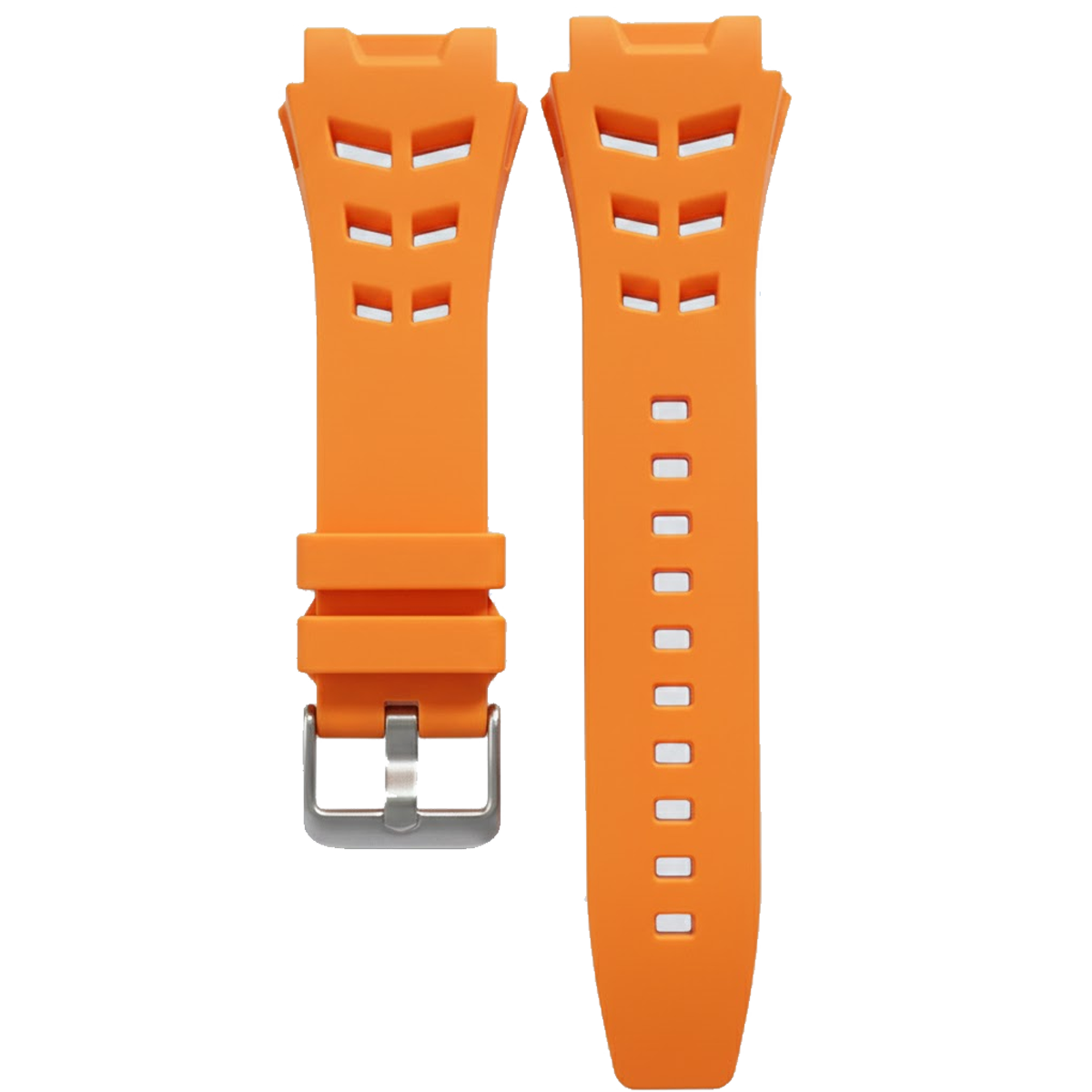 SC11SK.22.19-PULSO SILICONA CON ALMA  NARANJA #22