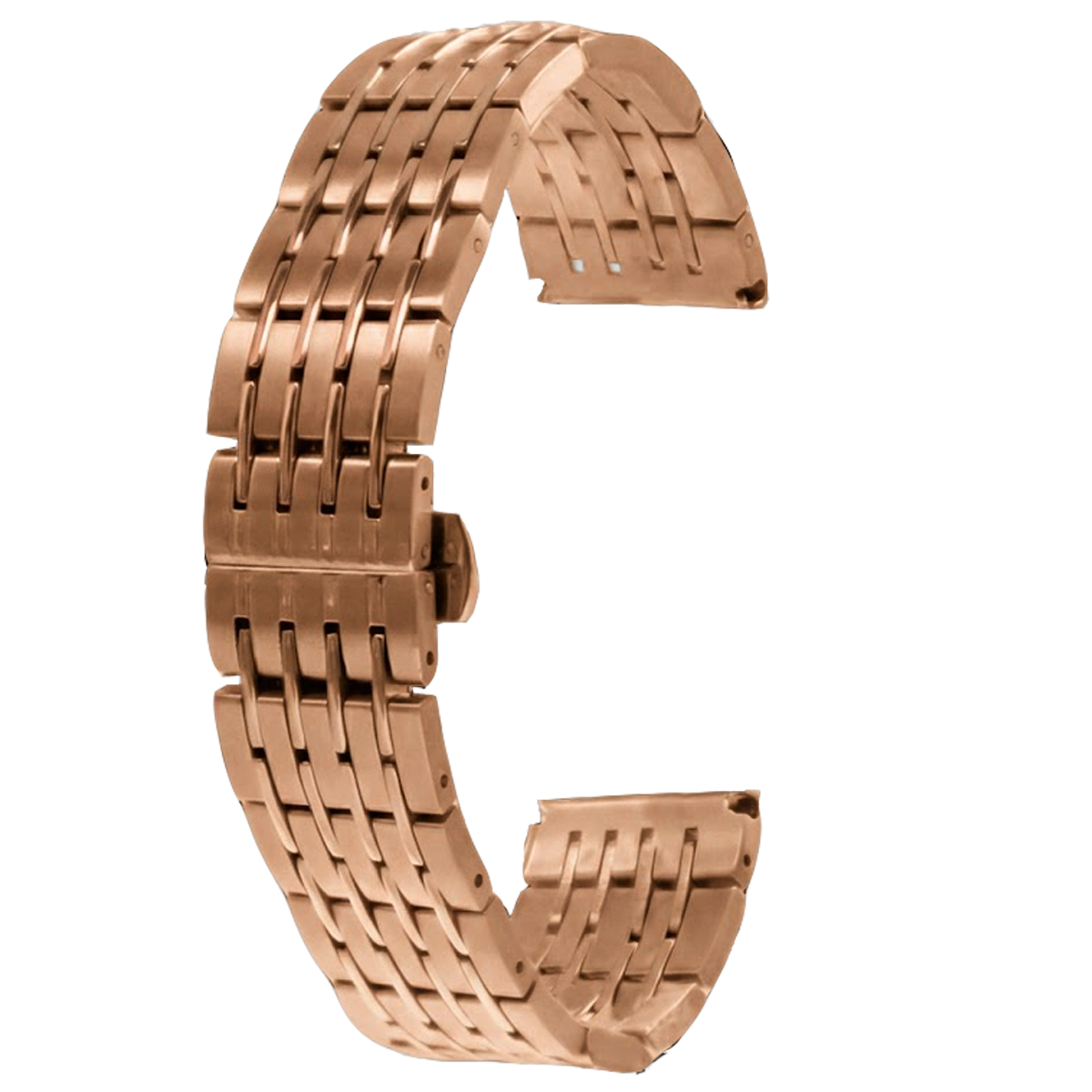 ST004RG.26-PULSO METAL ACERO SOLIDO ORO ROSA #26 ES