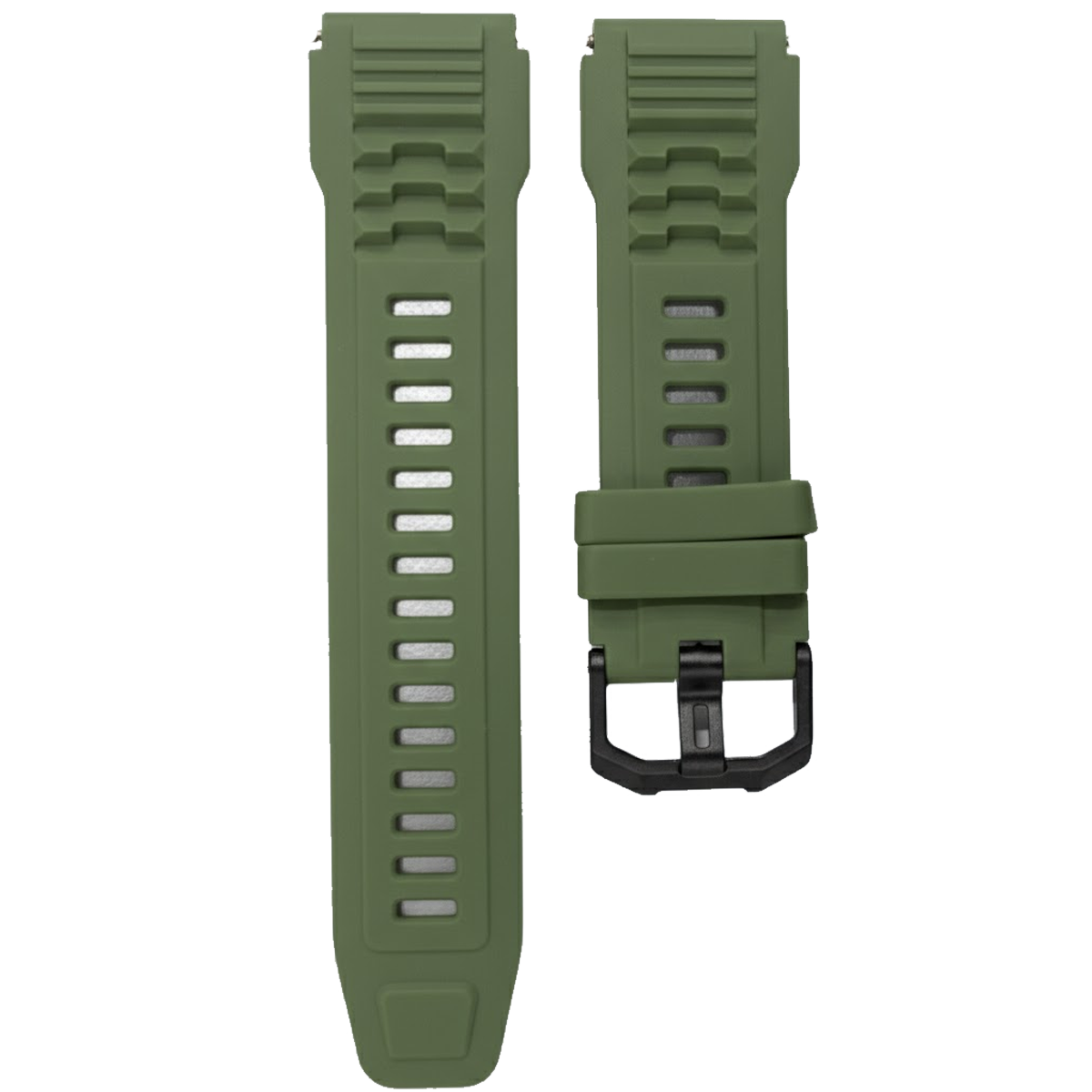 TRUA1BK.22.11-PULSO SILICONA  VERDE MILITAR #22