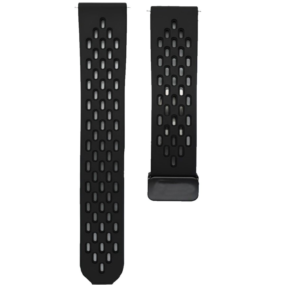 VN104MBK.22.1-PULSO PEGASO SILICONA PARA SMARTWATCH CHAPA MAGNETICA NEGRO #22