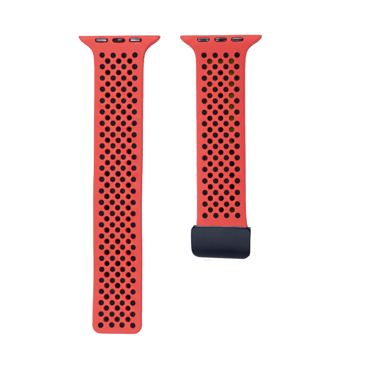 VN105MBK.35.0601-PULSO PEGASO SILICONA SMATWATCH ROJO NEGRO  #35 CJA 42 AL 49