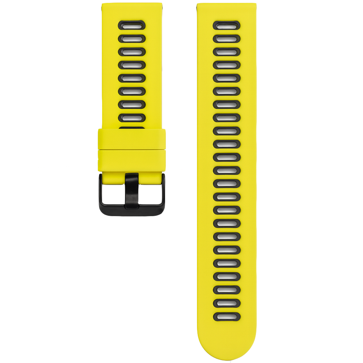 ZC001BK.22.1001-PULSO SILICONA ANTI- POLVO AMARILLA CON NEGRO #22