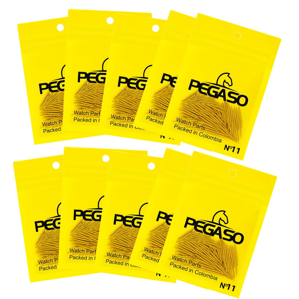 CDF-150S-11-B100X10-PASADOR PARA RELOJ DE ACERO 150S PAQ.X 10 BOLSAS DE 100 UNIDADES #11