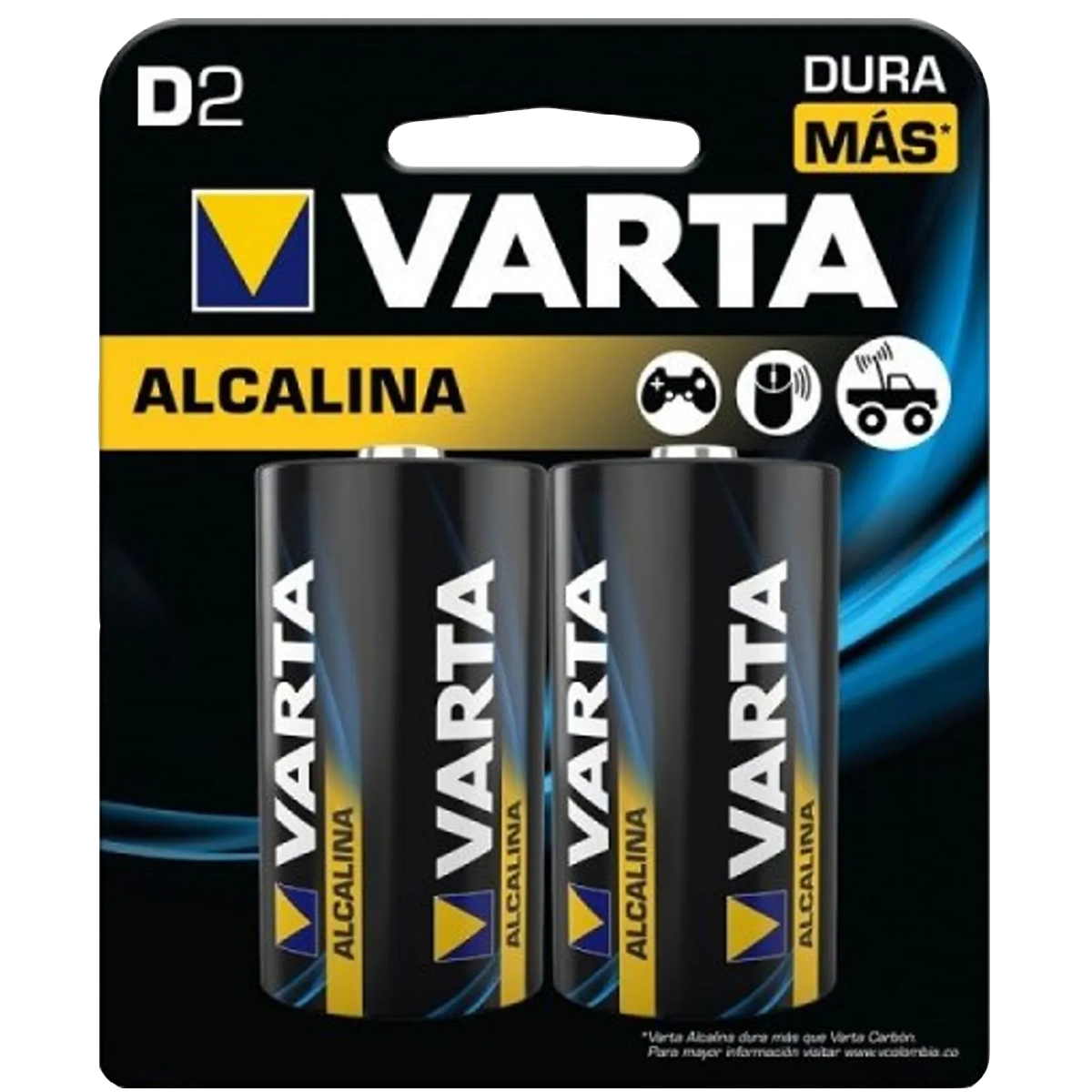 VT4920-2B-BATERIA VARTA D ALCALINA BLISTER X 2