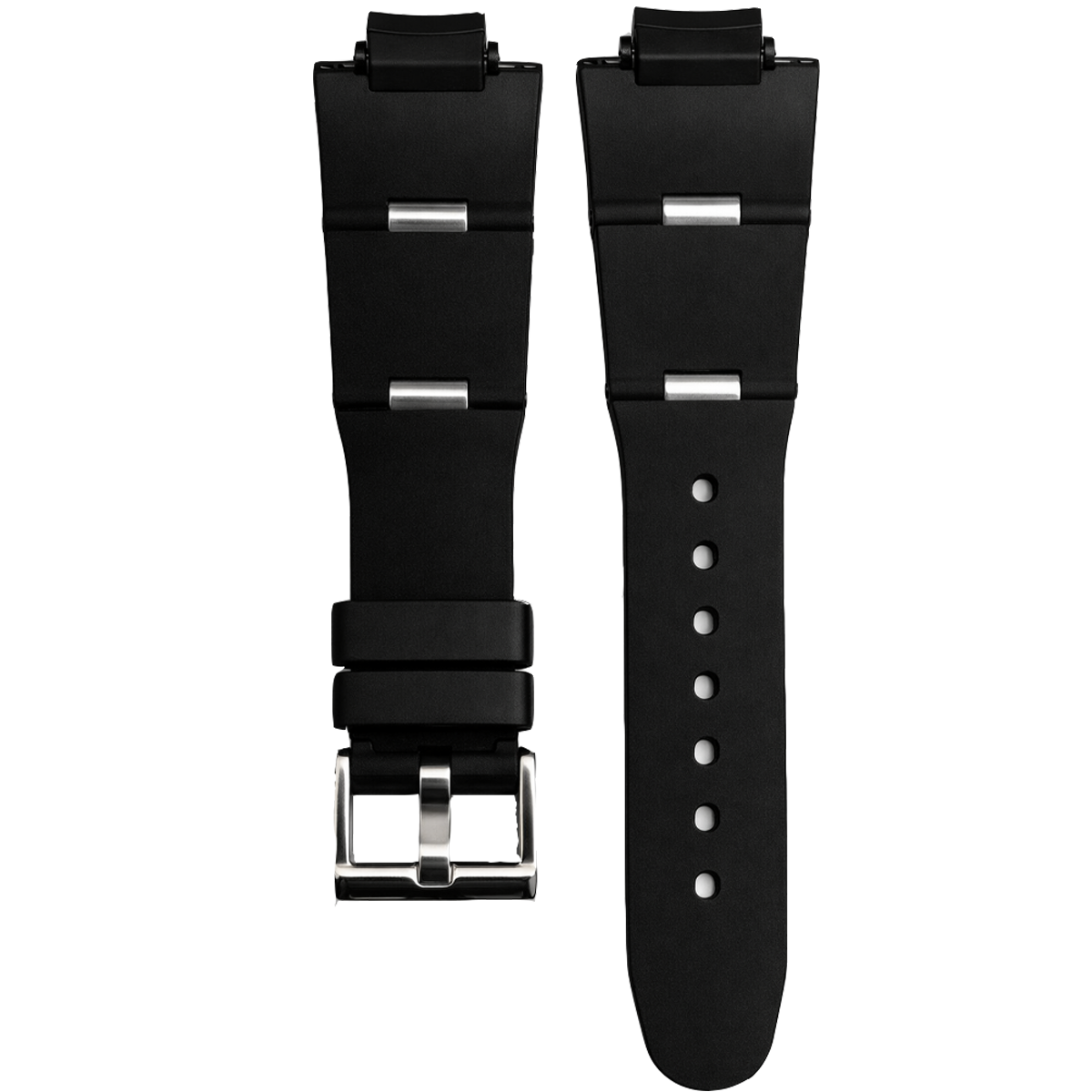 BG01L.1-PULSO PU BG NEGRO HEBILLA METAL DAMA