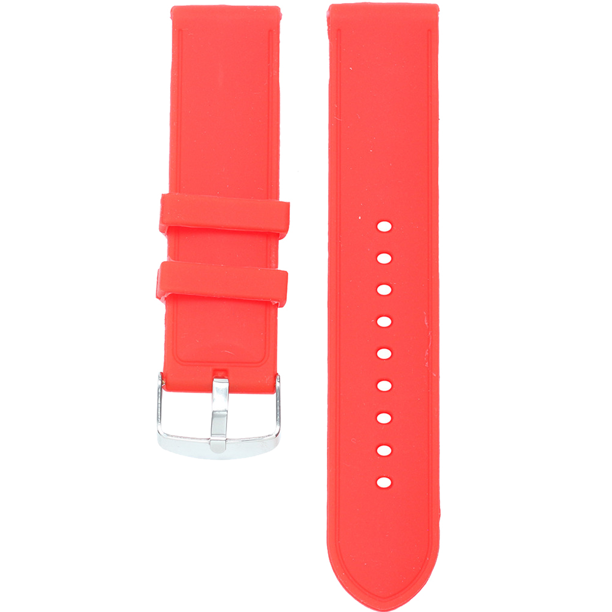 MS14.20.6-PULSO PEGASO SILICONA LISO ROJO #20