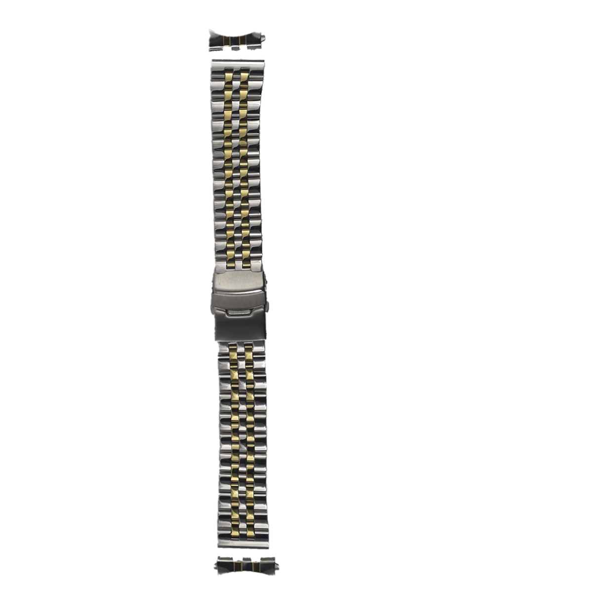 ST006SG.22-PULSO METAL ACERO SOLIDO BICOLOR DORADO
