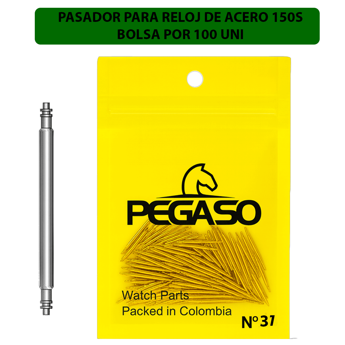 CDF-150S-31-B100-PASADOR PARA RELOJ DE ACERO 150S BOLSA POR 100 UNIDADES #31