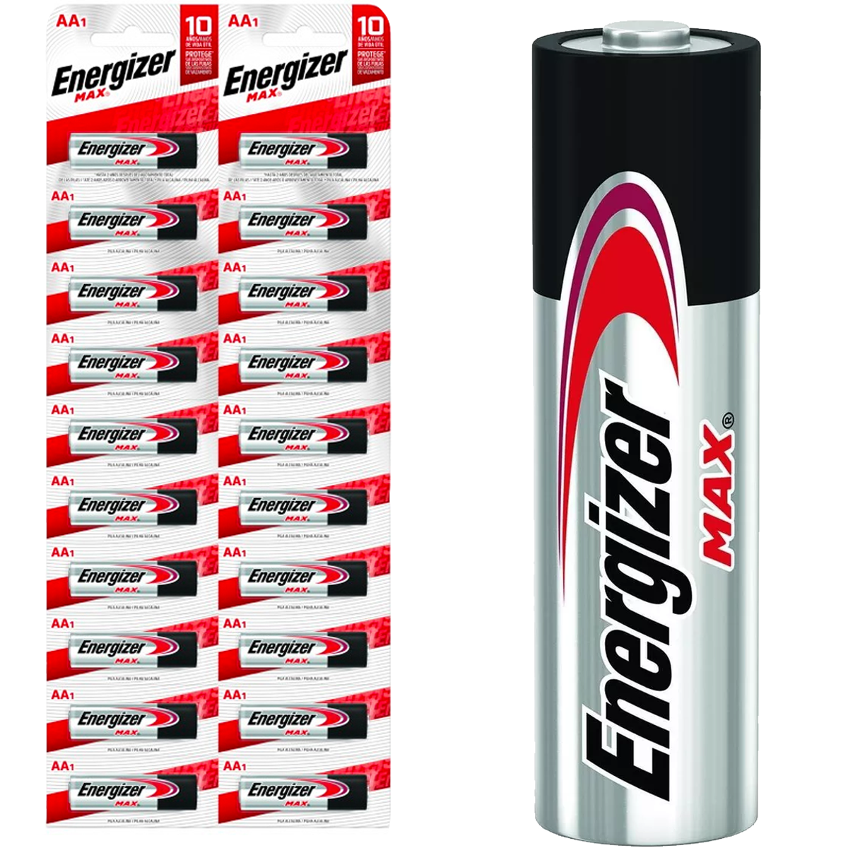 E91BP1X12-BATERIA ENERGIZER AA ALCALINA RISTRA X 12 UNIDADES