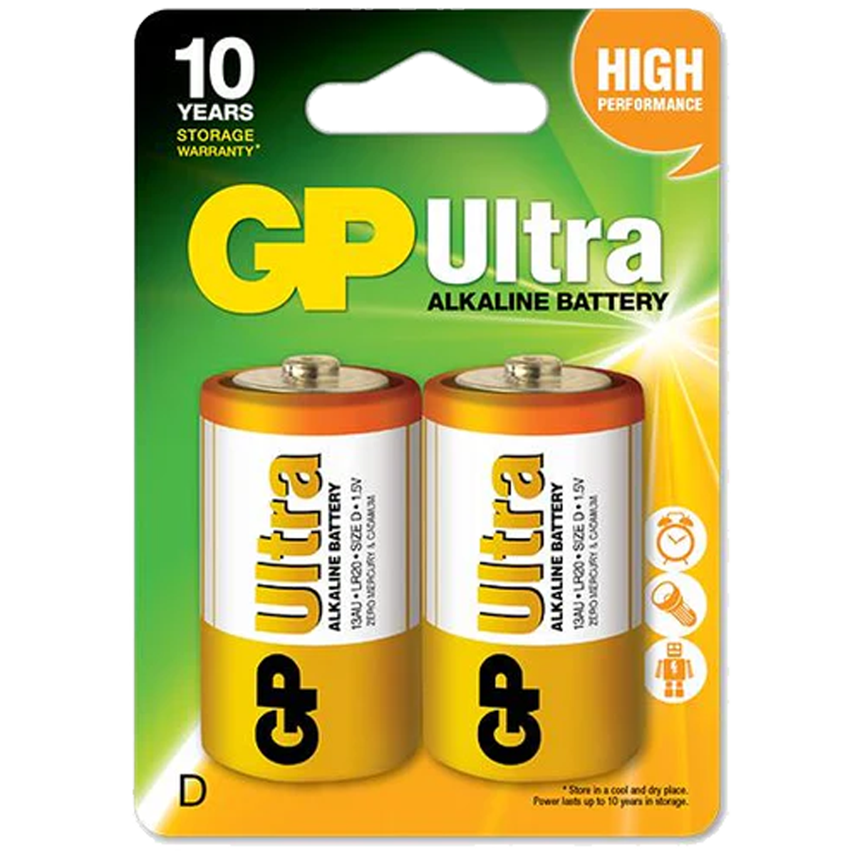 13AUP-U2-BATERIA GP ALKALINA D BLISTER X 2