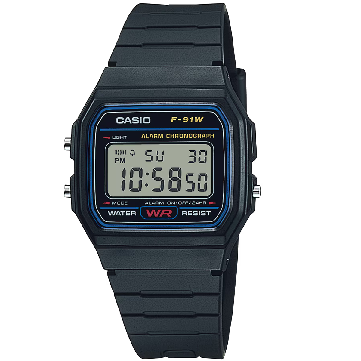 F-91W-RELOJ CASIO PLASTICO ALARMA DIGITAL-1DG
