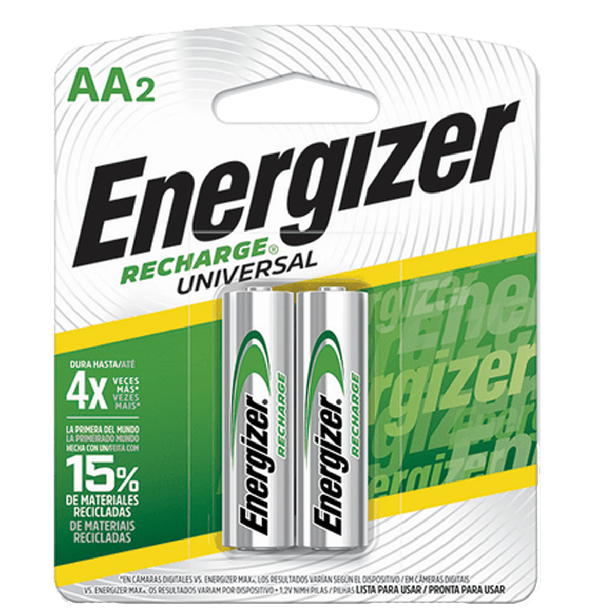 NH-15BP-2-BATERIA ENERGIZER AA RECARG. 2000 BL X 2