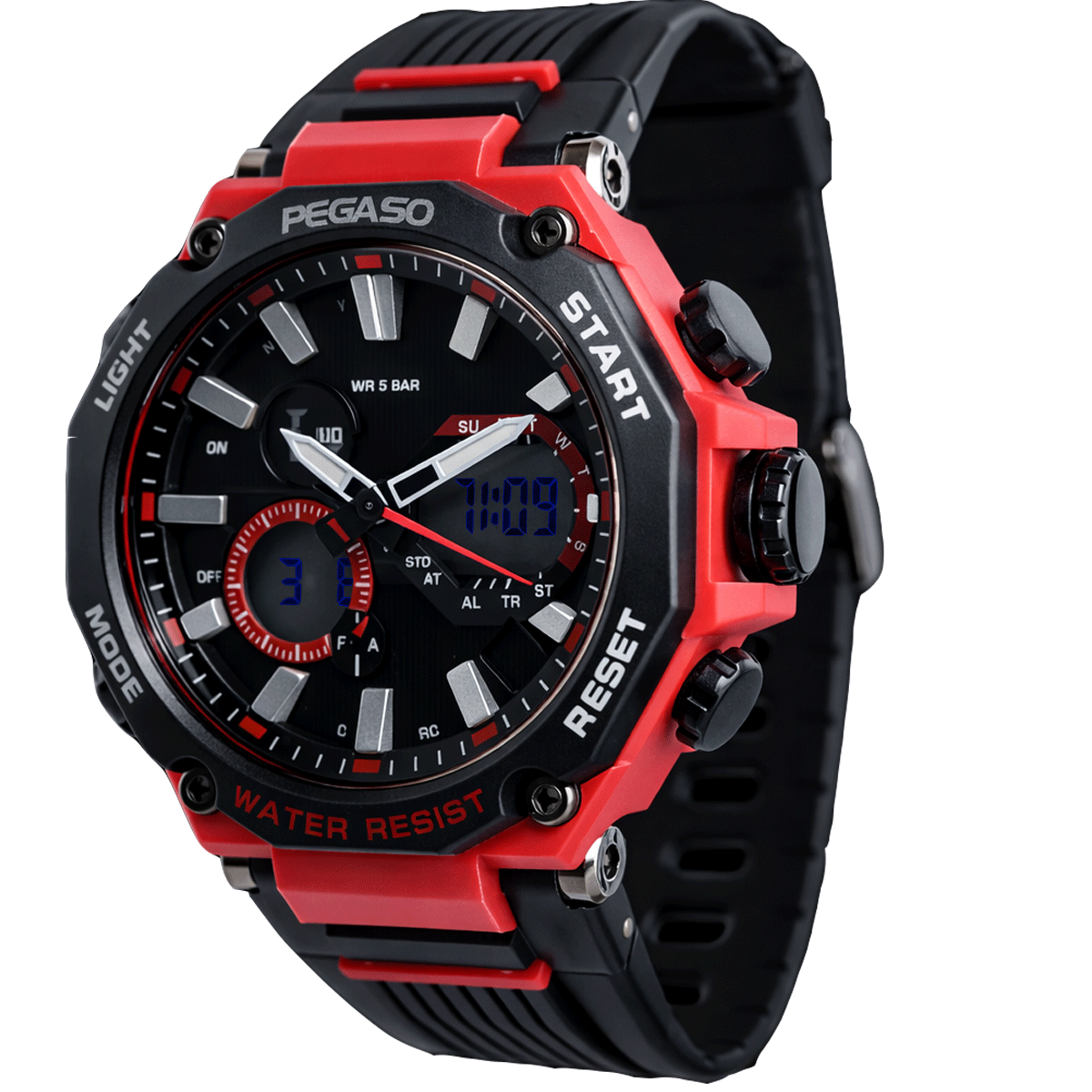 P2208A-RELOJ PEGASO ANA-DIG ILLUMINATOR-0106