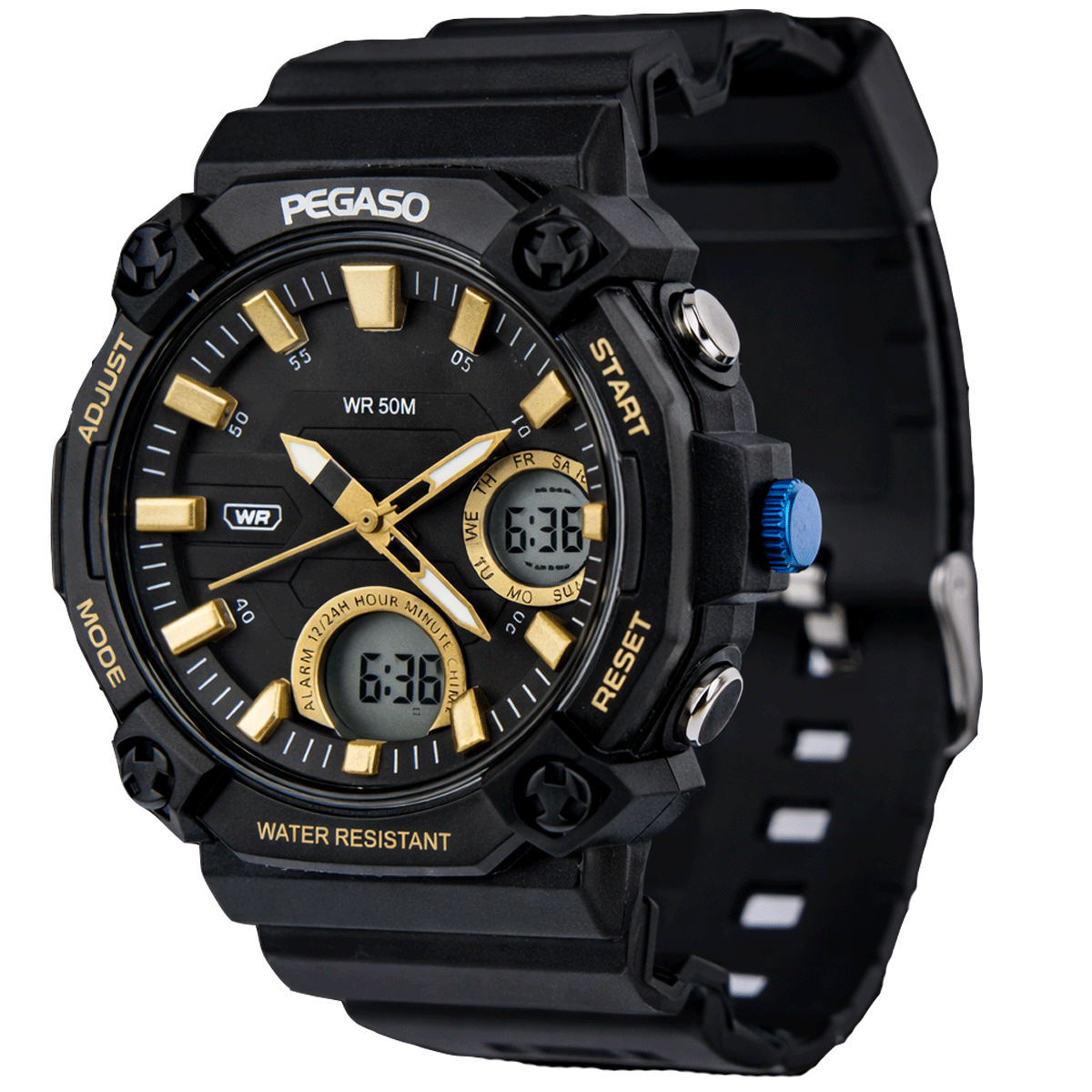 P2301A-RELOJ PEGASO ANA-DIG ILLUMINATOR-0117
