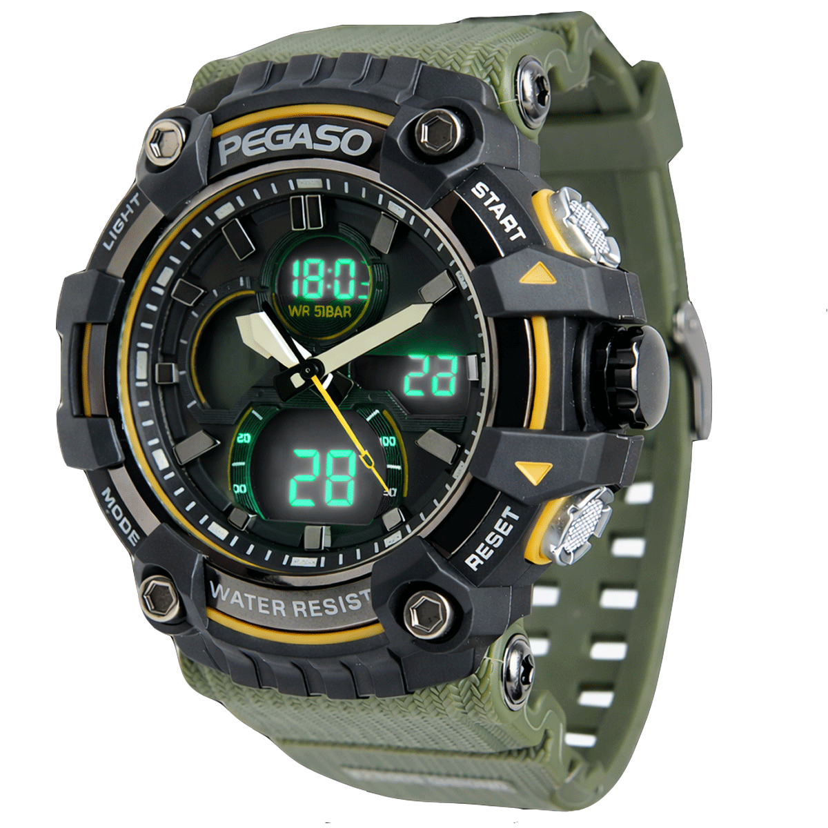 P2304A-RELOJ PEGASO PLASTICO ANALOGO DIGITAL-1107