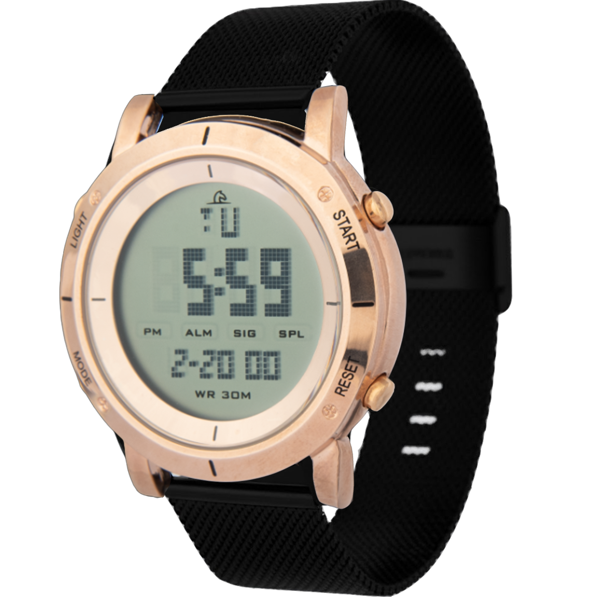 P6017RG-RELOJ PEGASO DIGITAL CAJA ORO ROSA PULSO-M0101