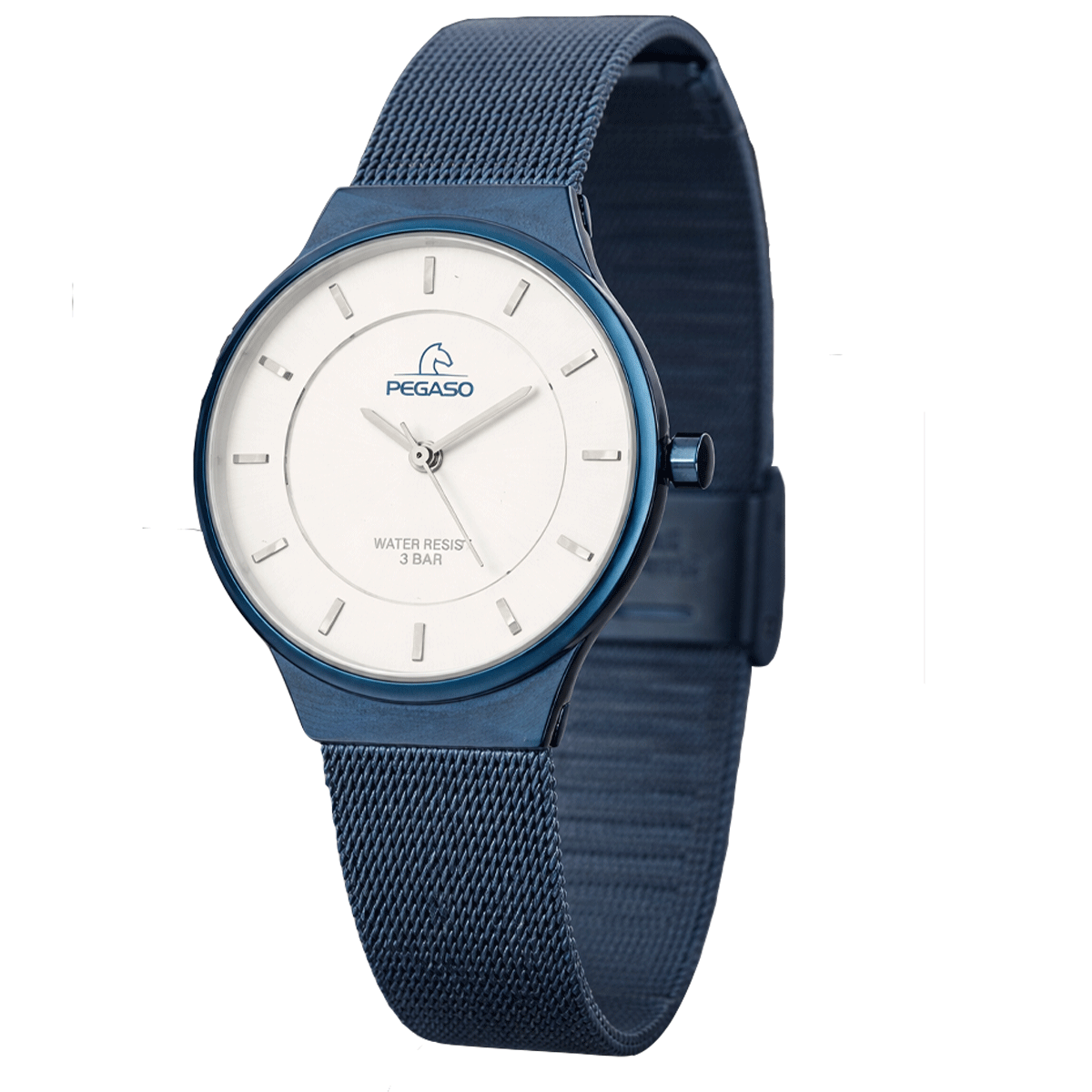 P6483DB-RELOJ PEGASO FASHION MALLA AZUL-160701A