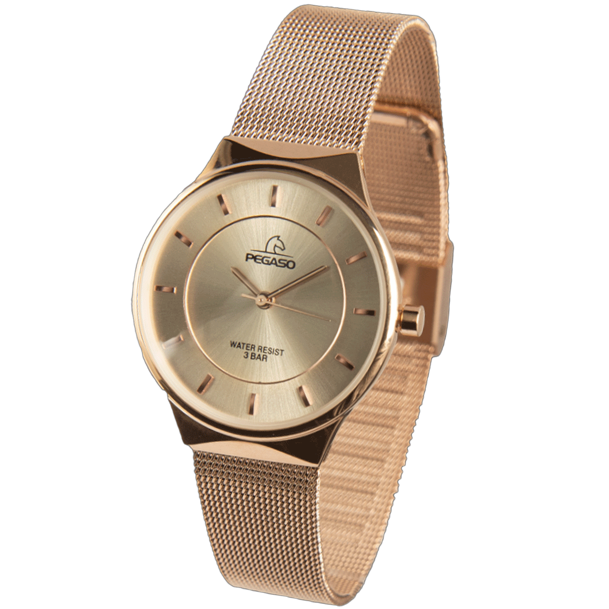 P6483RG-RELOJ PEGASO FASHION MALLA ORO ROSA-171701A
