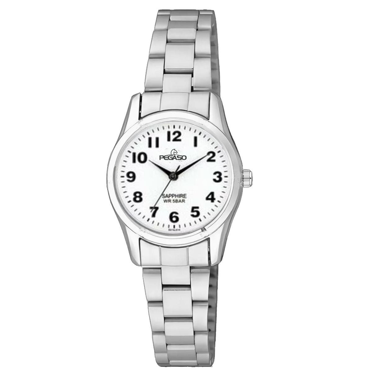 P6496S-RELOJ PEGASO P/M ACERO DAMA-072204A