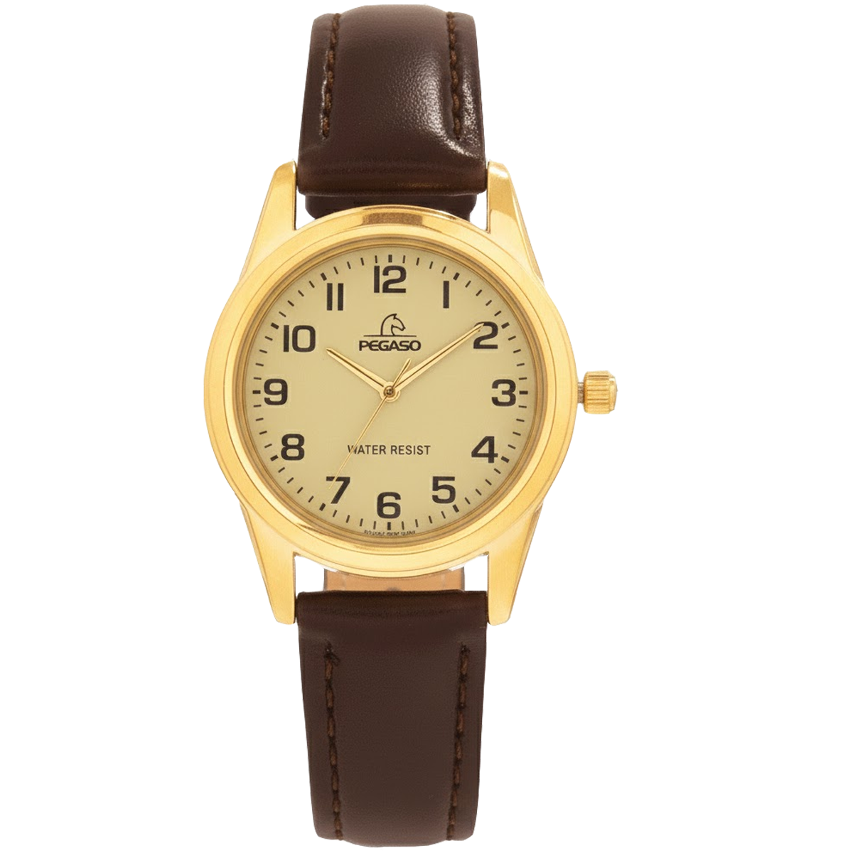 P6522G-RELOJ PEGASO CUERO DAMA CAJA DORADA-L021804A