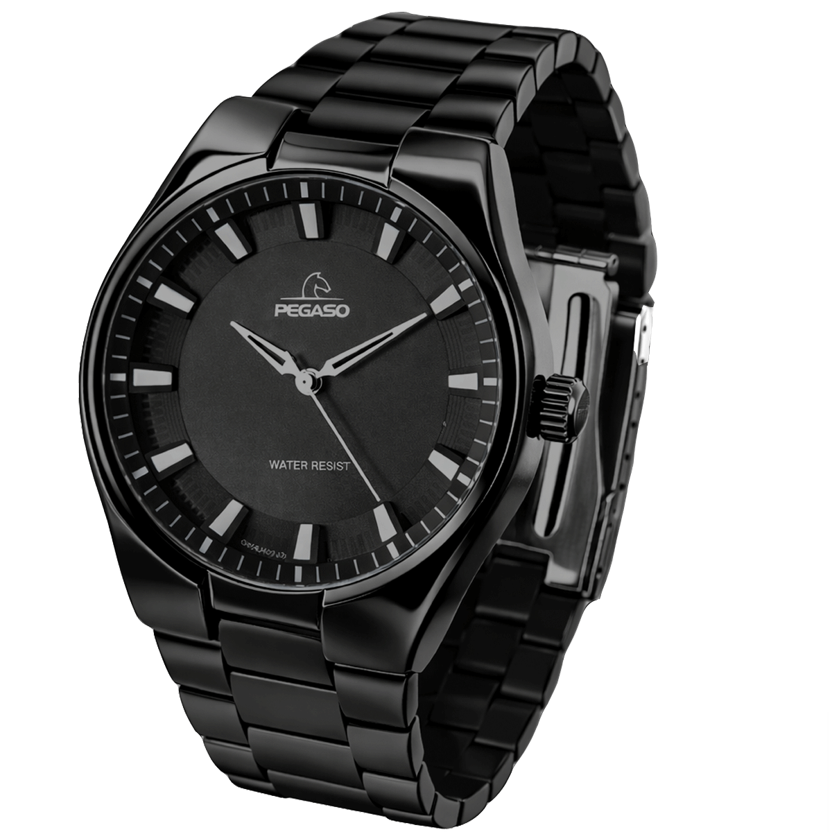 P6584BK-RELOJ PEGASO METALICO PAVONADO-010101A